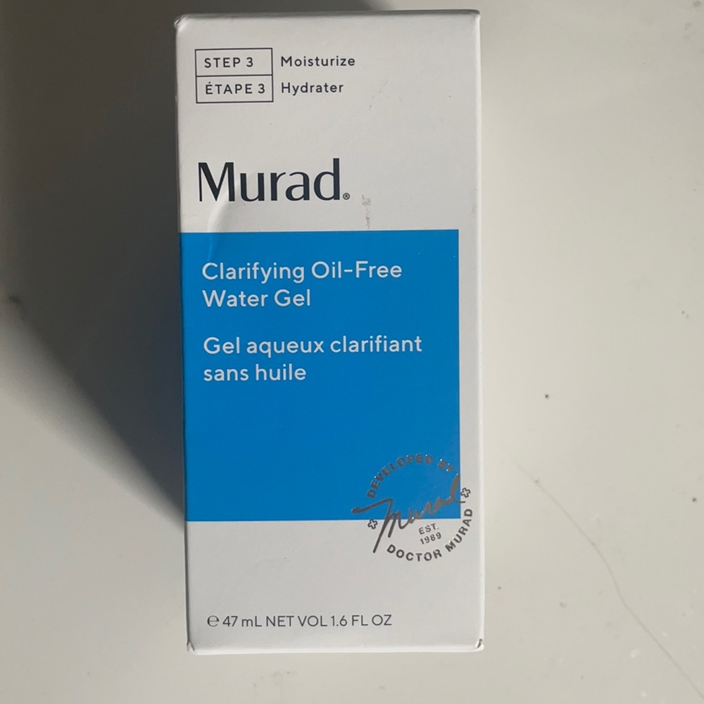 New never opened Murat clarifying water gel